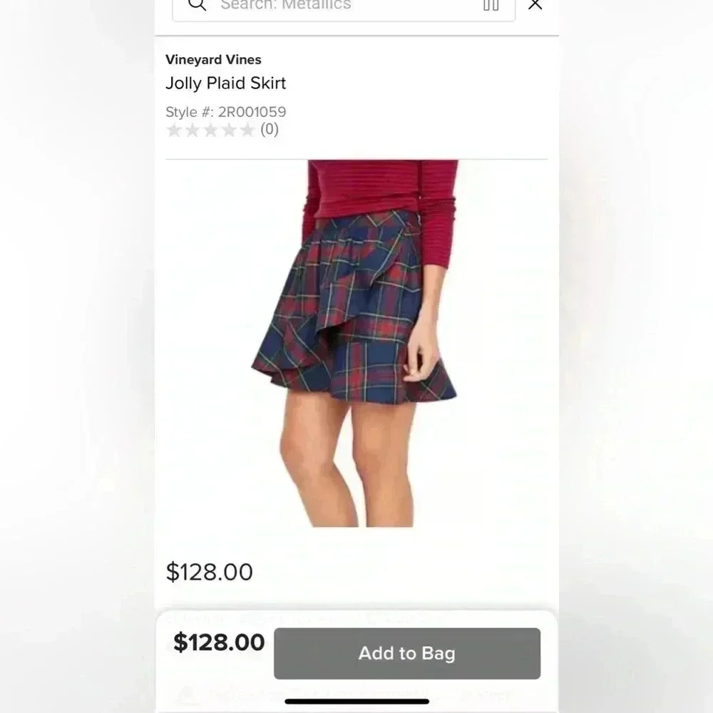 vineyard vines Jolly Plaid Skirt
